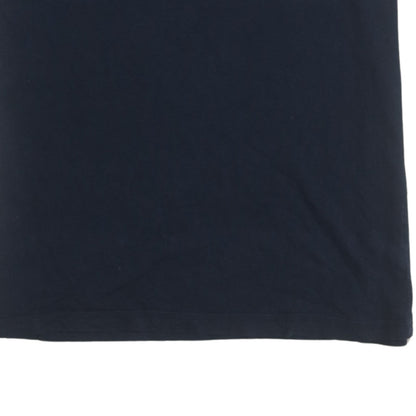 Champion Boys Blue Logo Tape Short Sleeve Crew Neck T-Shirt 15-16 Years