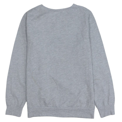 Disney Women’s Grey Beauty and the Beast Floral Sweatshirt Small