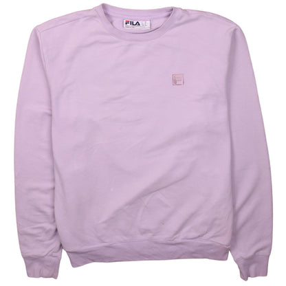 Fila Men's Purple Crew Neck Pullover Sweatshirt Size M