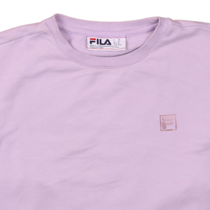 Fila Men's Purple Crew Neck Pullover Sweatshirt Size M