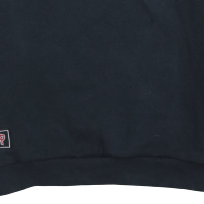 Nike Boys Red Navy Colourblock 1/4 Zip Hoodie XL 13-15 Years Cotton Blend