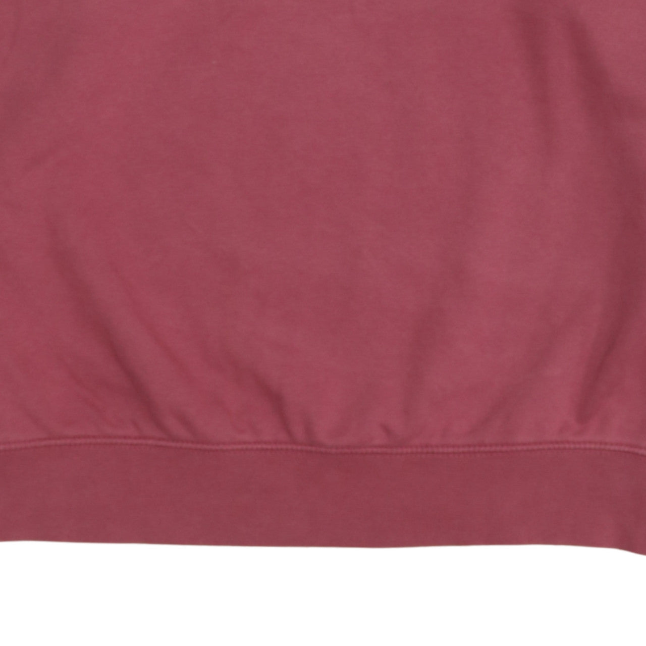 Nike Women Maroon 1/4 Zip Oversized Sweatshirt XS Cotton Blend
