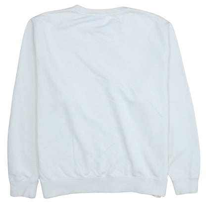 Nike Men's White XL Pullover Crew Neck Fleece Sweatshirt