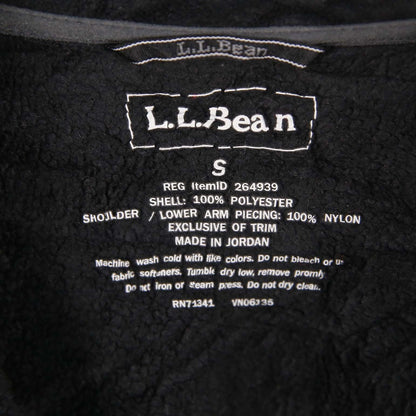 L.L. Bean Men's Black S Fleece Outdoor Full Zip Jacket