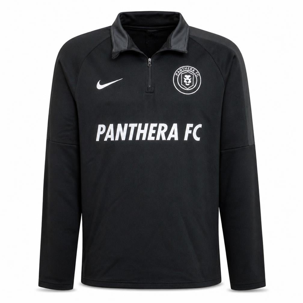 Nike Men’s Black XL Dri-Fit 1/4 Zip Panthera FC Sweatshirt