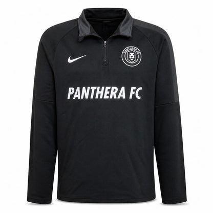 Nike Men’s Black XL Dri-Fit 1/4 Zip Panthera FC Sweatshirt