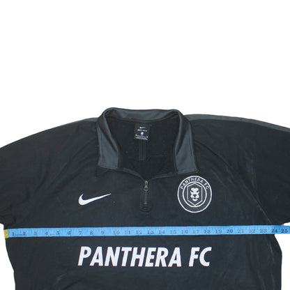 Nike Men’s Black XL Dri-Fit 1/4 Zip Panthera FC Sweatshirt