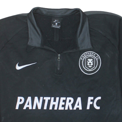 Nike Men’s Black XL Dri-Fit 1/4 Zip Panthera FC Sweatshirt