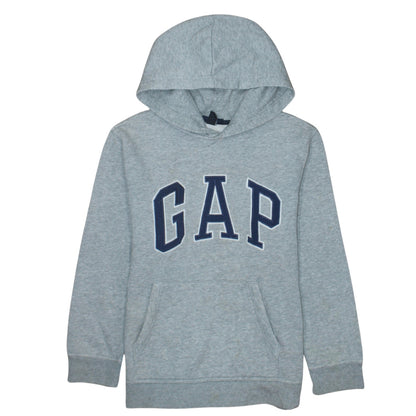 GAP Kids Boys Grey Hoodie 12 Years XL Pullover Logo Cotton Blend