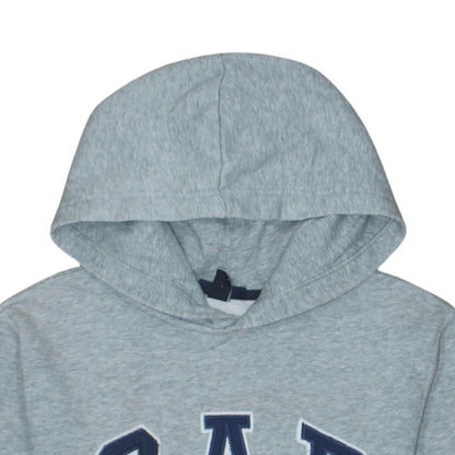 GAP Kids Boys Grey Hoodie 12 Years XL Pullover Logo Cotton Blend