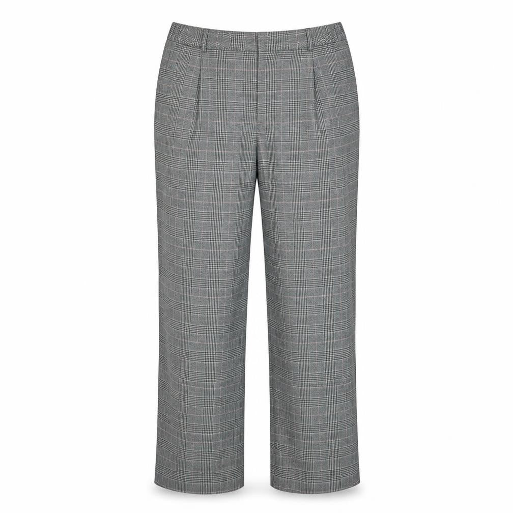 Womens UK Size 12 L.L. Bean Classic Fit BusinessCasualWorkwear Grey Trousers