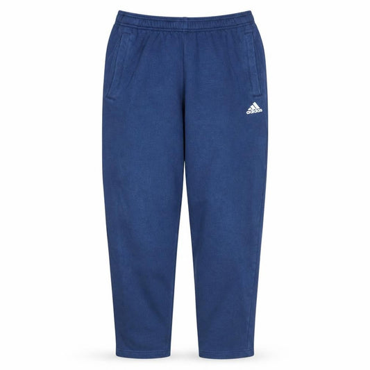 Front view of Adidas Men's Blue Regular Fit Fleece Sweatpants L