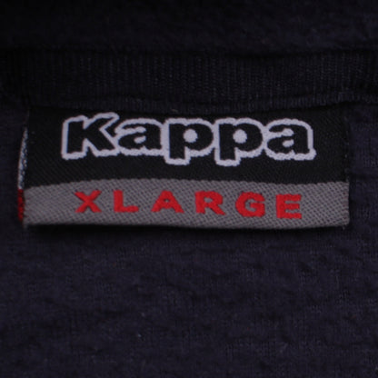 Kappa Men's Blue Fleece Full Zip Jacket XL Sports Casual