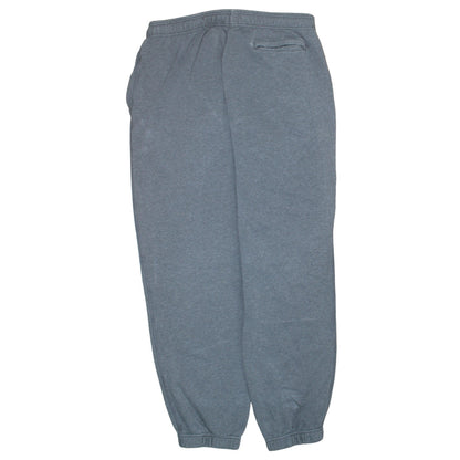 Reebok Men's Grey Fleece Sweatpants L Regular Fit Casual Trousers