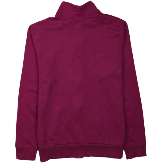 Puma Womens Purple Full Zip Sweatshirt Size 12 Classic Fit