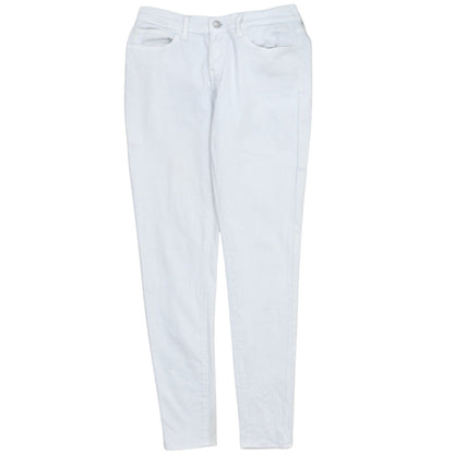 Levi's Womens White 710 Super Skinny Stretch Jeans Size 28