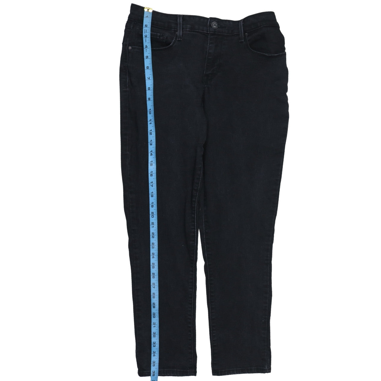 Levi's Women's Black Size 12 Classic Mid Rise Skinny Jeans