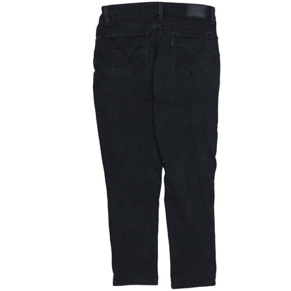 Levi's Women's Black Size 12 Classic Mid Rise Skinny Jeans