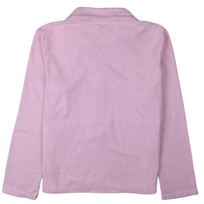 Puma Womens Pink Fleece Full Zip Jacket Size 12