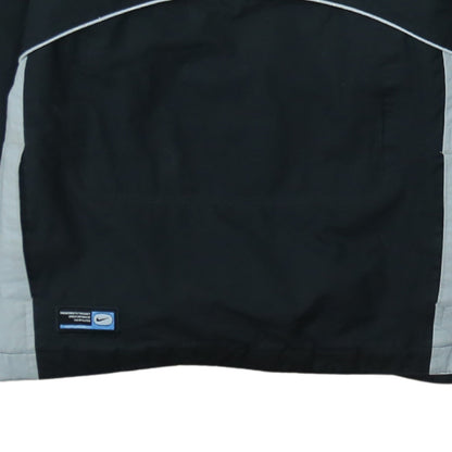 Nike Boys Black M Track Jacket 1/4 Zip Fleece Lined Lightweight Sports Top