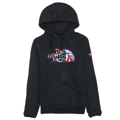 The North Face Men's Black Pullover Hoodie Size M Graphic Logo