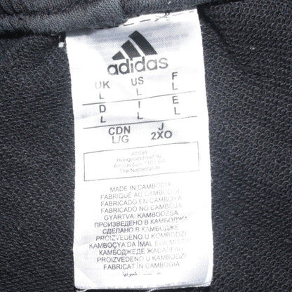 Adidas Men's Black Regular Fit Sweatpants L Tapered Joggers