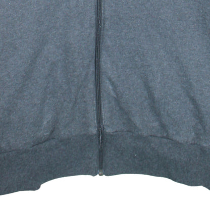 Adidas Mens Grey 2XL Full Zip Hooded Sweatshirt Hoodie