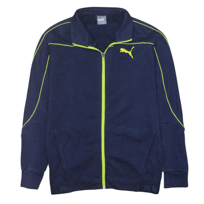 Puma Men's Blue Full Zip Sweatshirt Size S Sportswear Jacket