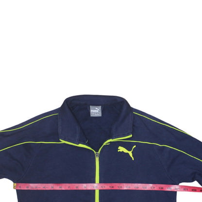 Puma Men's Blue Full Zip Sweatshirt Size S Sportswear Jacket
