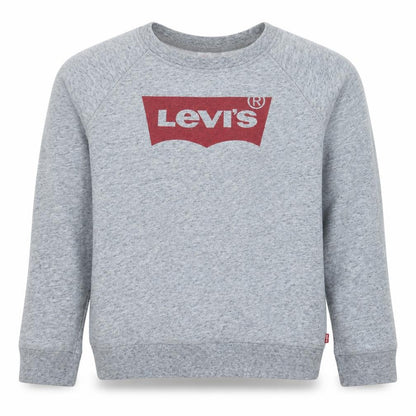 Levi's Boys Grey Logo Pullover Sweatshirt M Lightweight Crew Neck