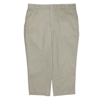 Dickies Men's Beige Chino Work Trousers Size 42x30 Regular Fit