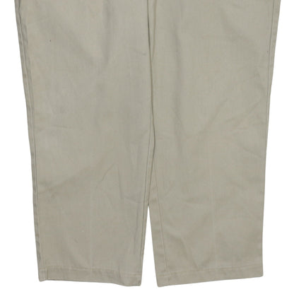 Dickies Men's Beige Chino Work Trousers Size 42x30 Regular Fit