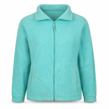 Columbia Womens Blue Fleece Jacket XL Full Zip Warm Casual Coat