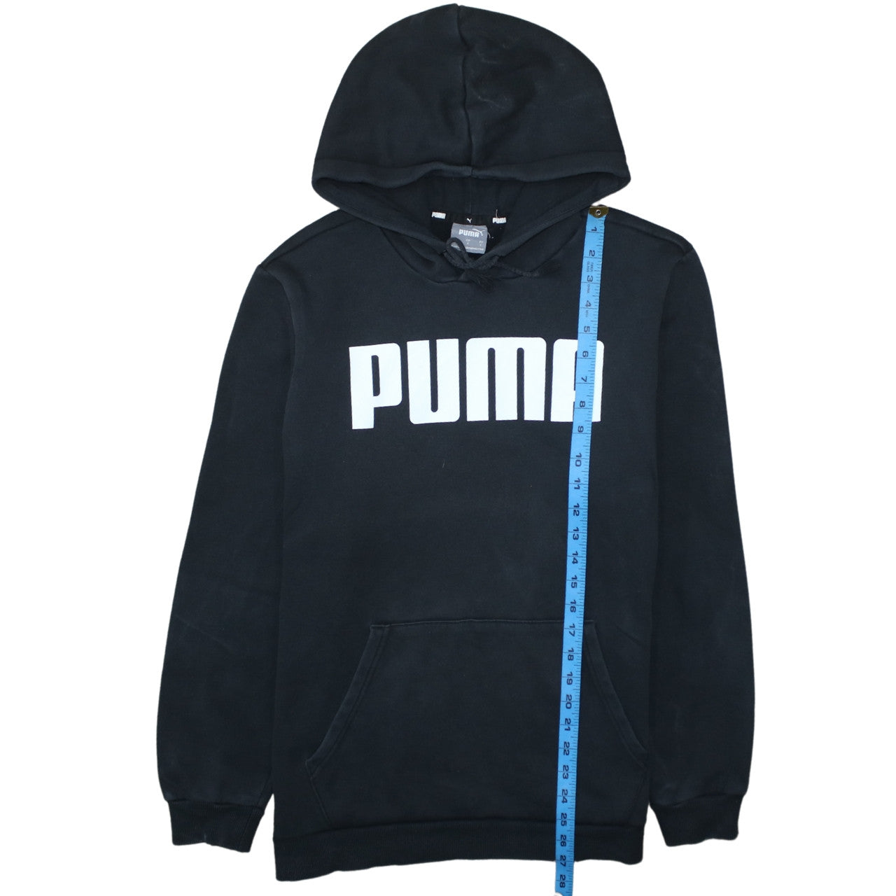 Puma Men's Black Pullover Hoodie L Fleece Sportswear