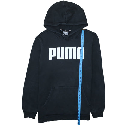 Puma Men's Black Pullover Hoodie L Fleece Sportswear