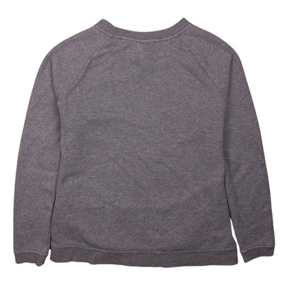 Nike Men's Grey Small Pullover Sweatshirt Crew Neck Logo