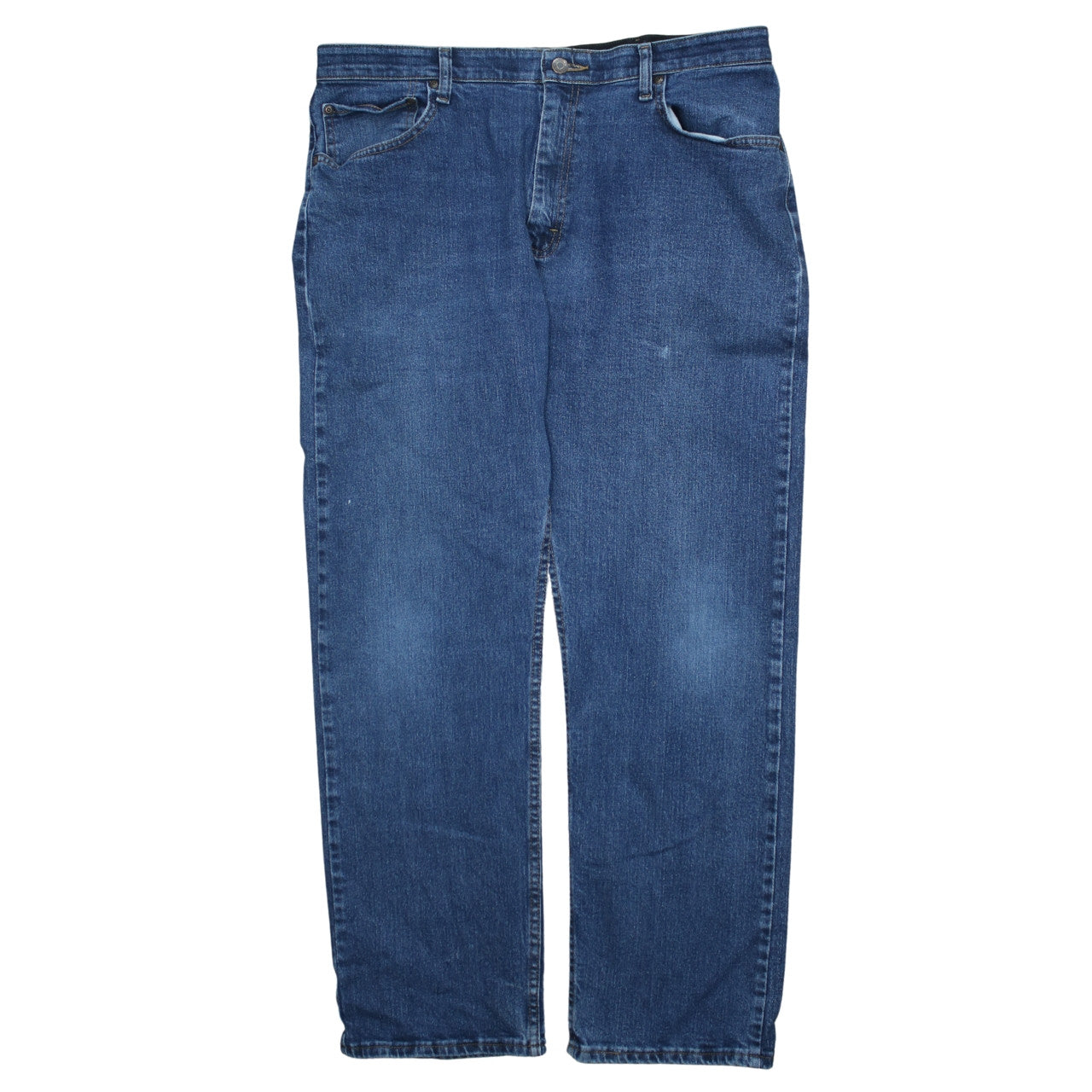 Wrangler Men's Blue Straight Regular Fit Denim Jeans 36W 30L