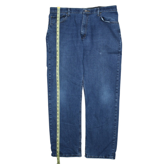 Wrangler Men's Blue Straight Regular Fit Denim Jeans 36W 30L