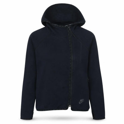 Nike Women's Black Small Full Zip Hoodie Cotton Blend