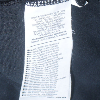 Nike Women's Black Small Full Zip Hoodie Cotton Blend