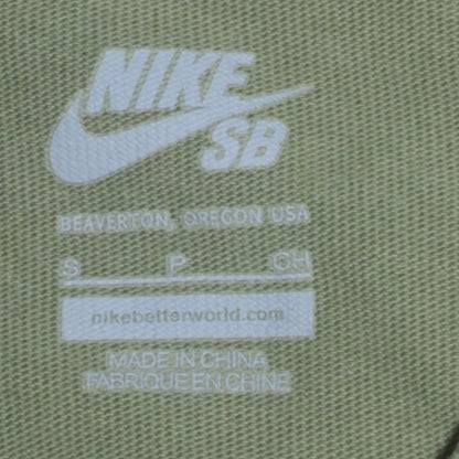 Nike SB Men's Green Cotton Crew Neck Sweatshirt Size S