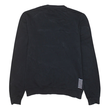 Emporio Armani EA7 Men's Black Logo Sweatshirt M Pullover