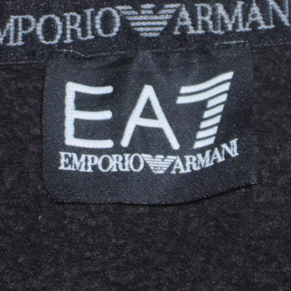 Emporio Armani EA7 Men's Black Logo Sweatshirt M Pullover