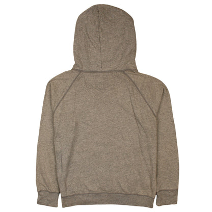 GAP Men's Grey Pullover Hoodie L 1969 USA Logo Fleece Sweatshirt