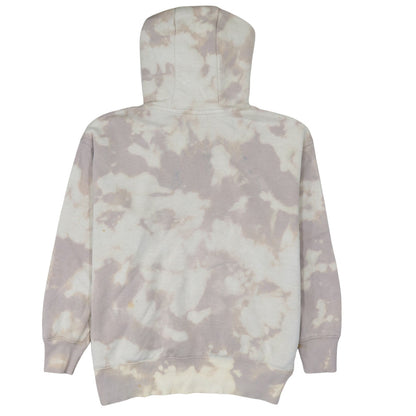 Nike Men Beige Tie Dye Pullover Hoodie Size M Fleece Sportswear