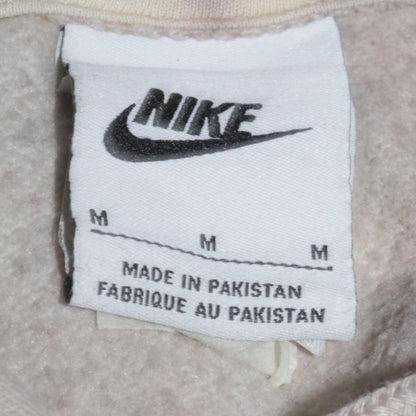 Nike Men Beige Tie Dye Pullover Hoodie Size M Fleece Sportswear