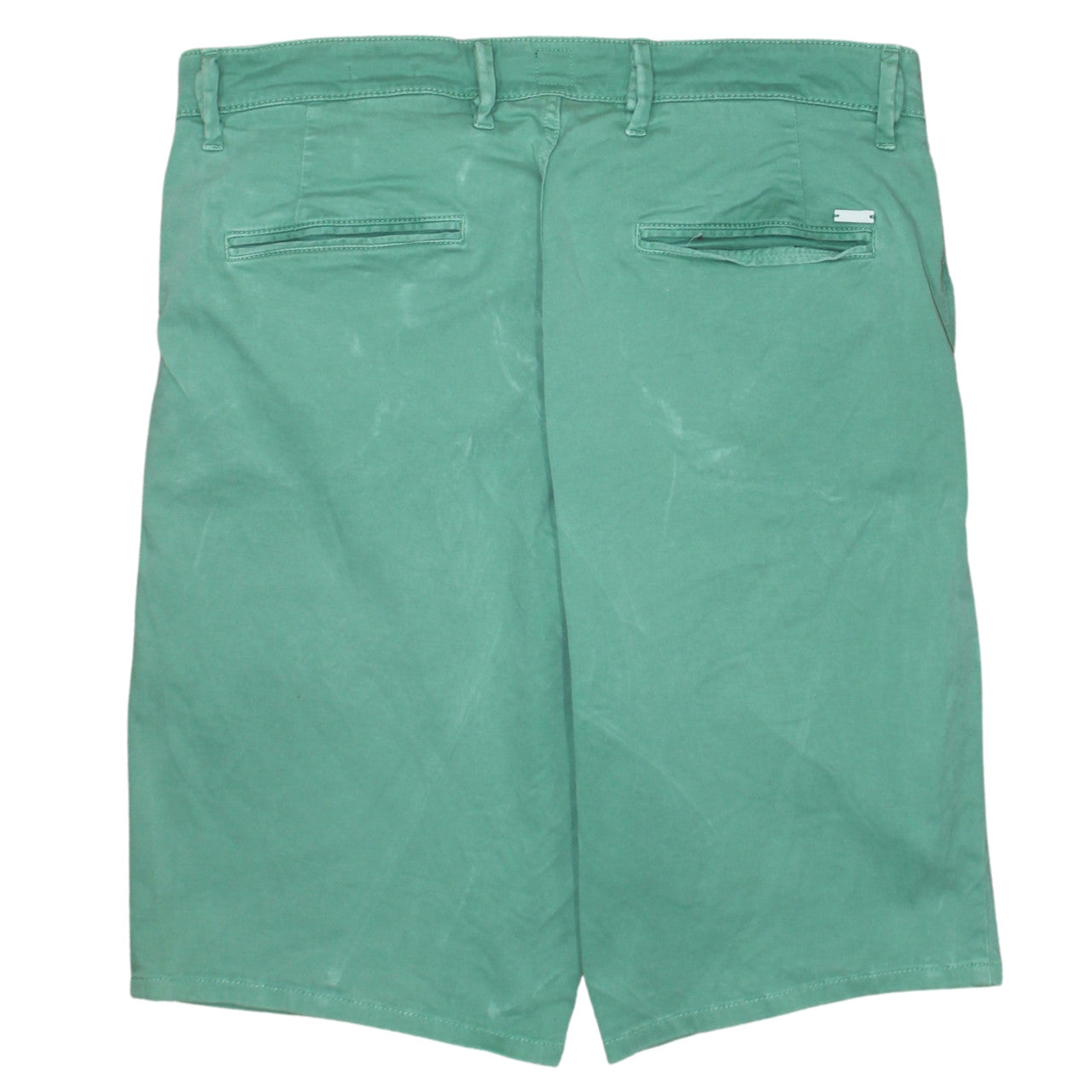 Hugo Boss Men's Green Chino Shorts Size 36 Regular Fit Summer Style