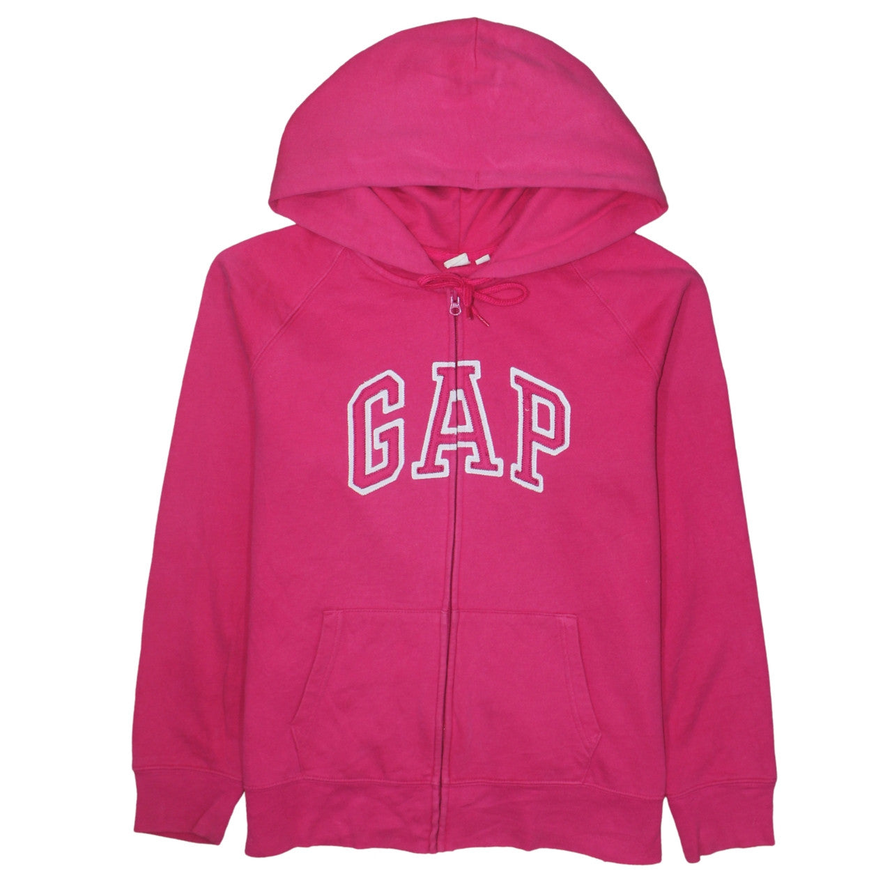 GAP Womens Pink Full Zip Hoodie XL Cotton Blend Casual