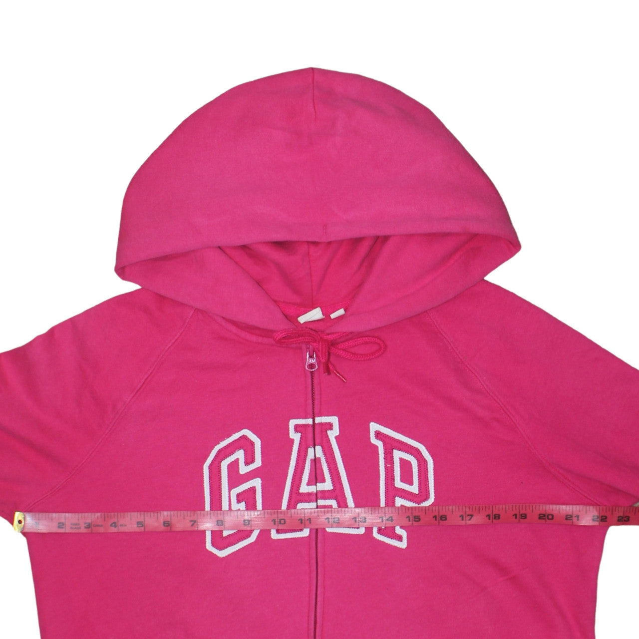 GAP Womens Pink Full Zip Hoodie XL Cotton Blend Casual