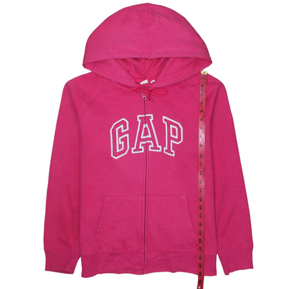 GAP Womens Pink Full Zip Hoodie XL Cotton Blend Casual